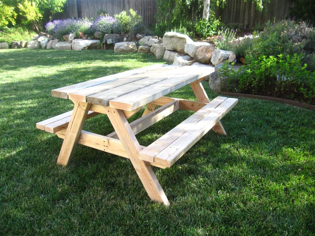 Kids garden discount table and bench